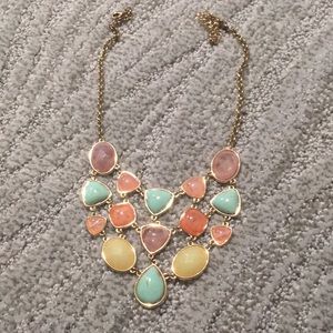 Gorgeous adjustable gemstone necklace
